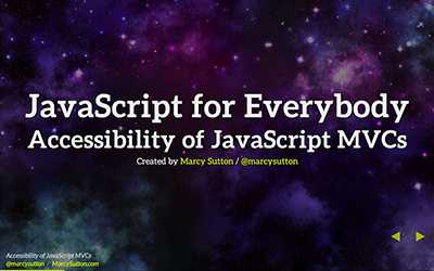 JavaScript for Everybody title slide
