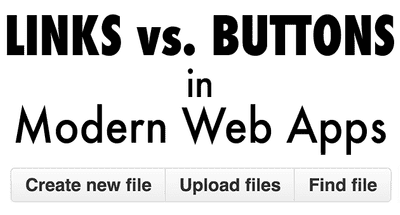 Links vs. Buttons in Modern Web Applications | MarcySutton.com